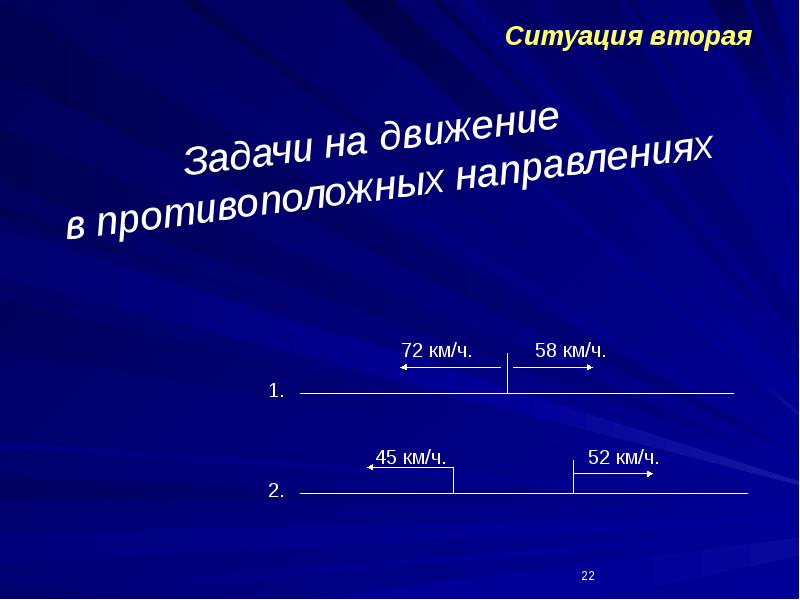 Задачи на движение презентация