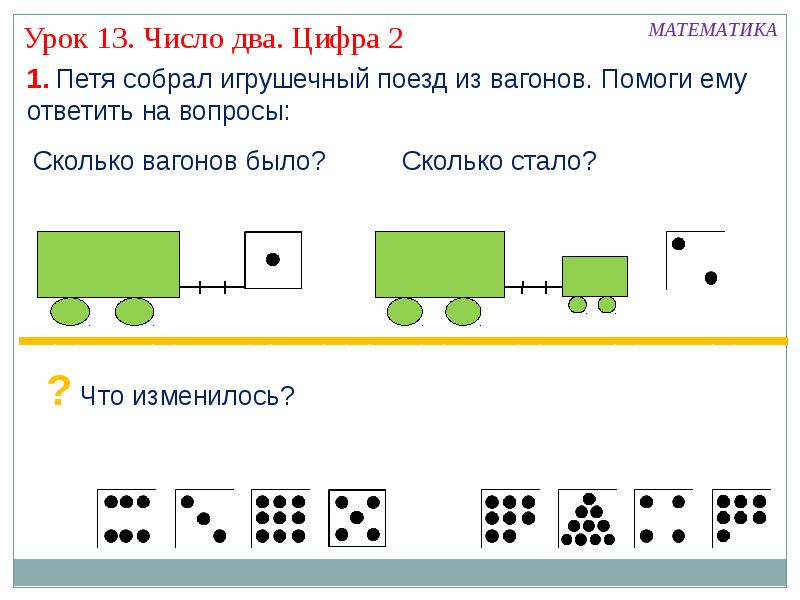 Презентация цифра 2 число 2