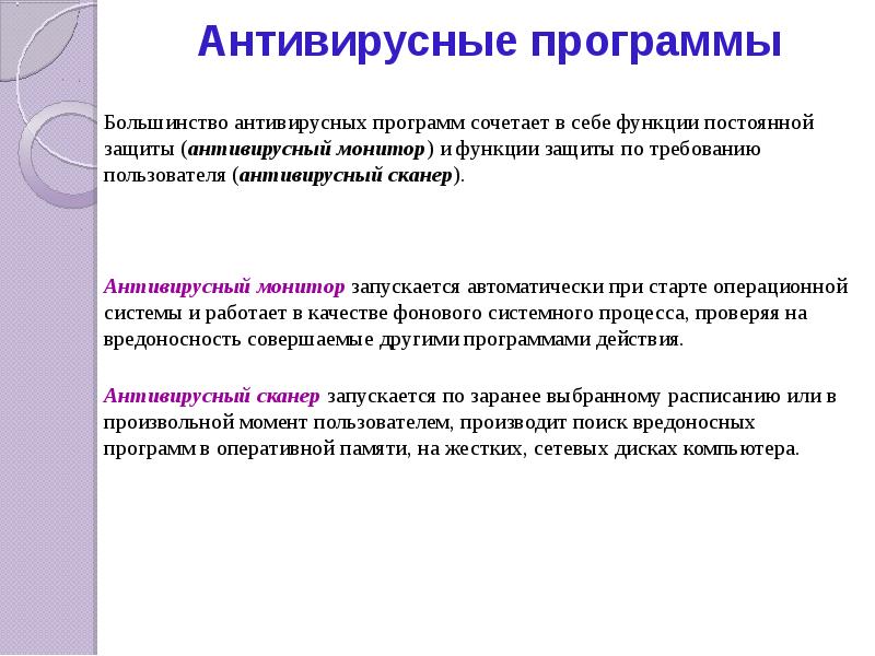 Антивирусные программы