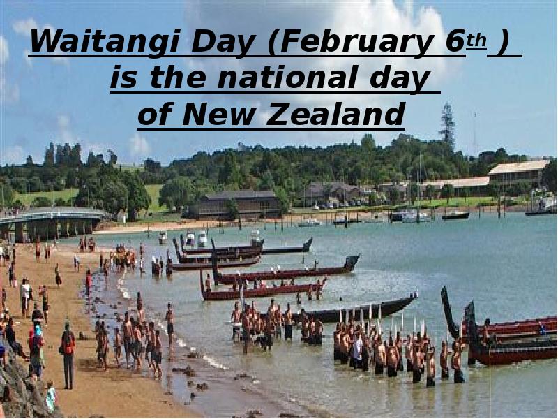 Waitangi day презентация