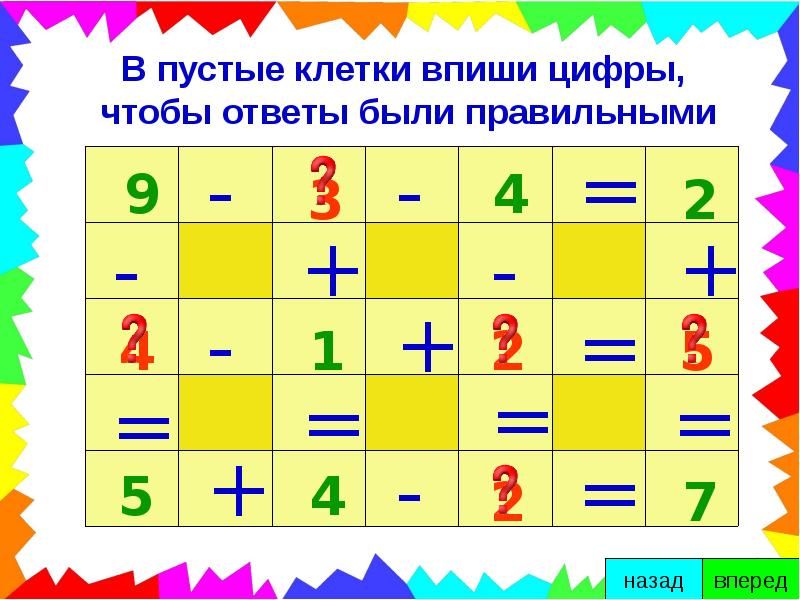 Презентация по математике 2 класс игра веселая математика