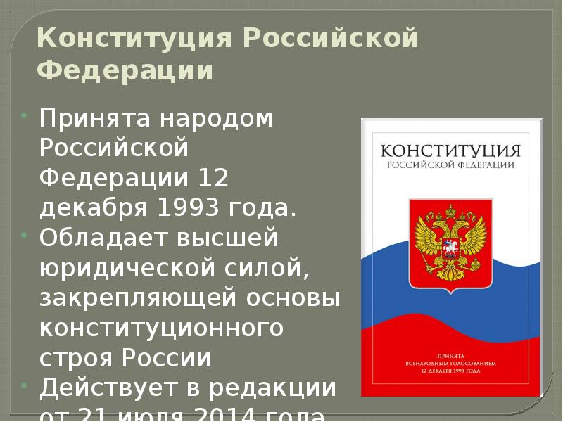 Презентация на тему конституция рф 9 класс