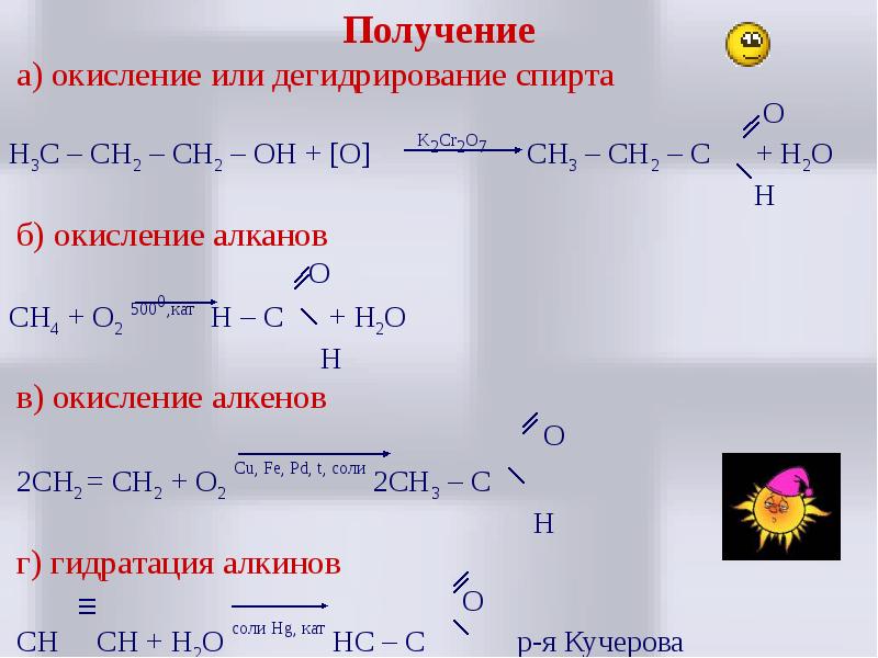 Альдегиды презентация 10 класс