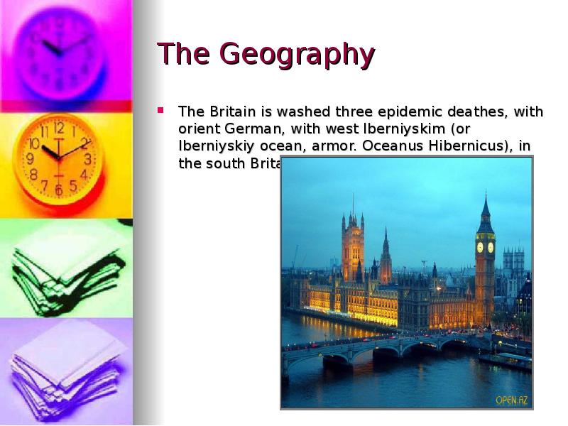 Britain is washed by. Britain is washed by