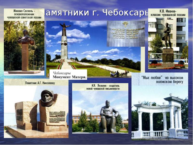 Памятники г. Чебоксары Памятники г. Чебоксары