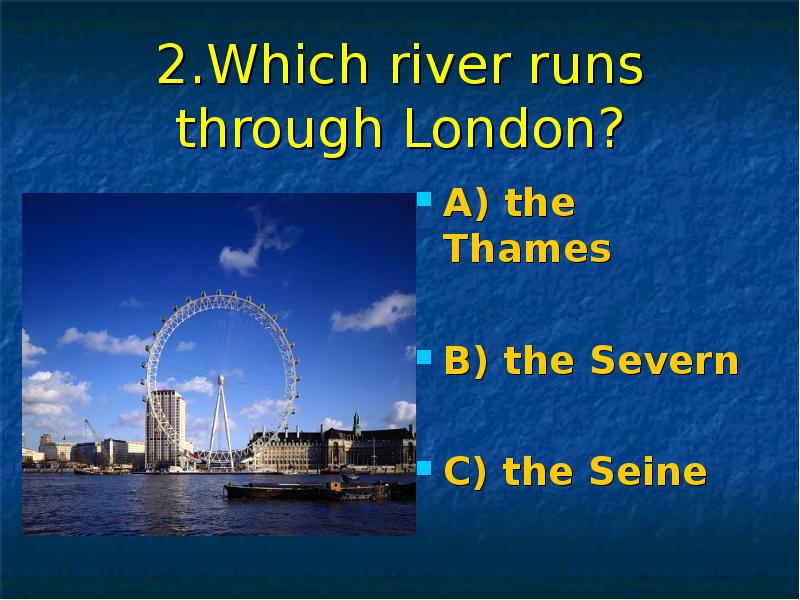 The thames презентация 8 класс