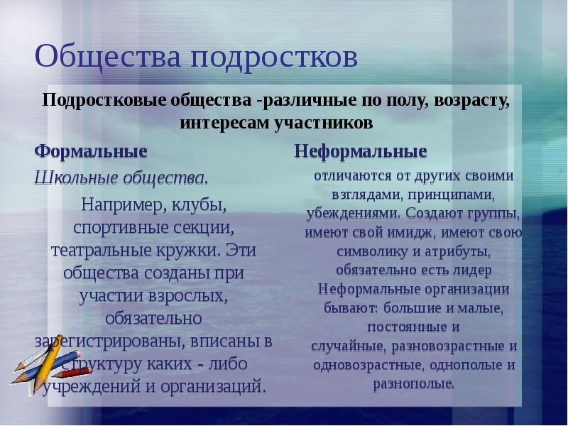 Подростковая Культура Реферат