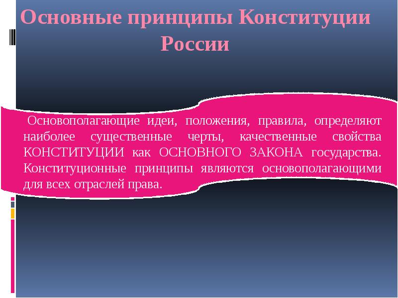 Принципы конституции. Основные принципы Конституции РФ. Основополагающий принцип Конституции. Основные идеи Конституции РФ. Основные принципы Российской Конституции.