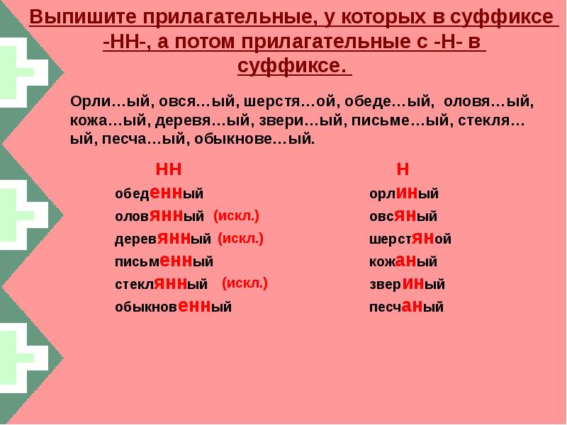 Н нн ый. Одна н в прилагательных примеры. Прилагательное с суффиксом н. Прилагательные с суффиксом н и НН. Прилагательные с суффиксом н+н.