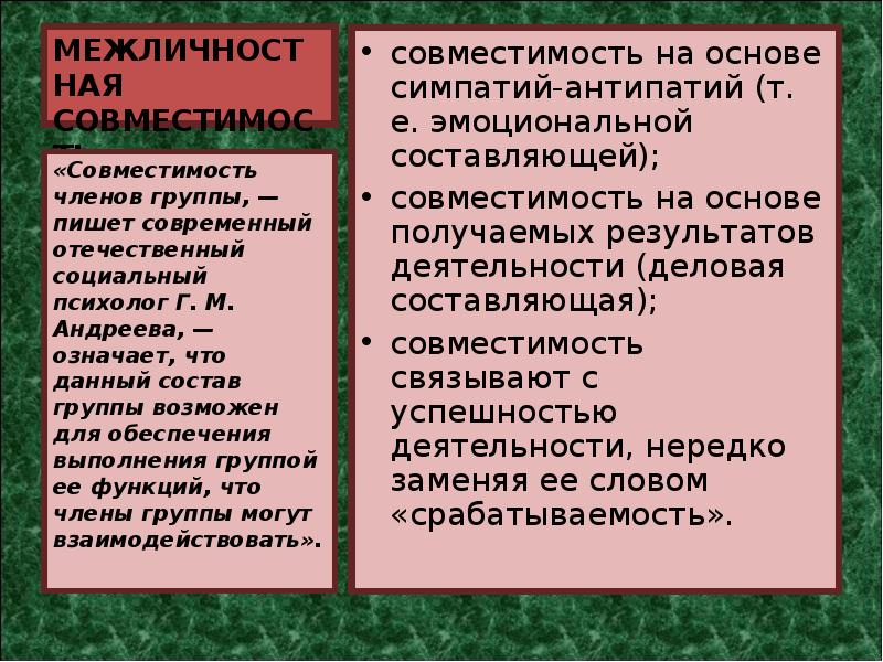 Групповая сплоченность и конформное поведение презентация 10 класс профильный уровень