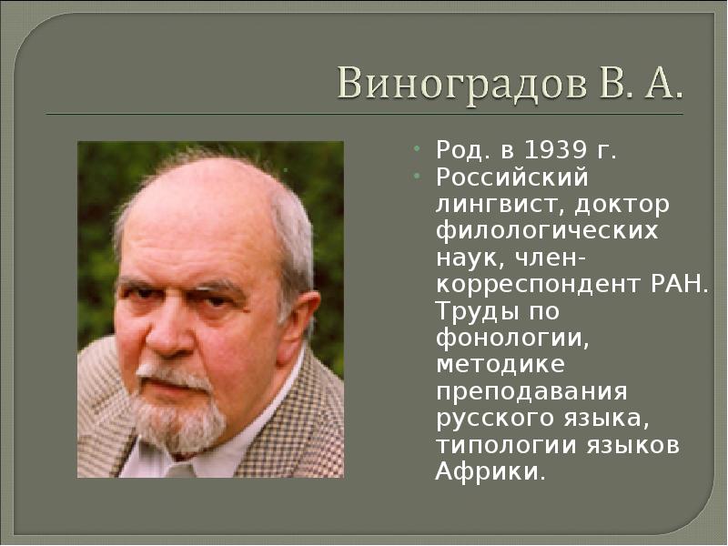 Русские лингвисты о синтаксисе презентация