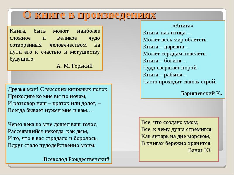 Проект на тему книга вчера сегодня завтра