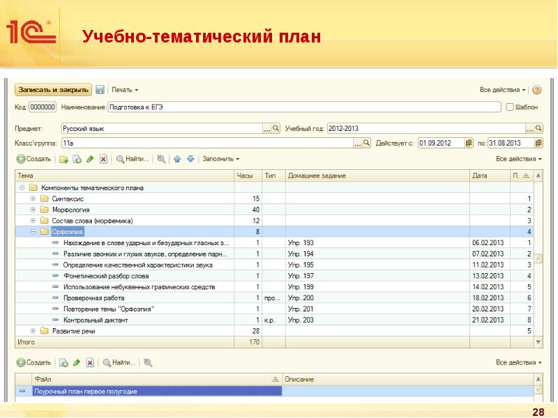 Учебно-тематический план Учебно-тематический план