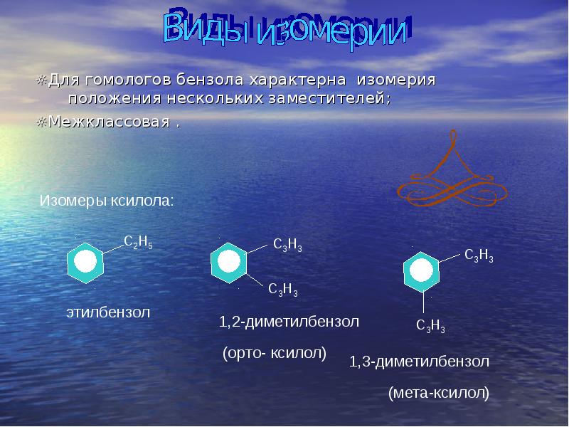 Арены 10 класс химия презентация