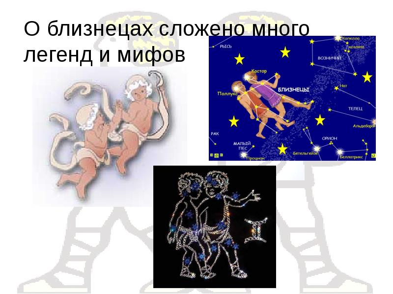 Презентация про близнецов