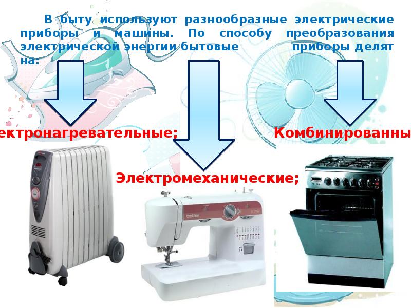 Электробытовые приборы презентация