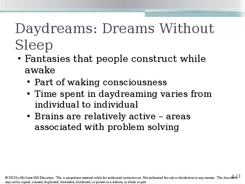 Module 12 - Sleep and dreams