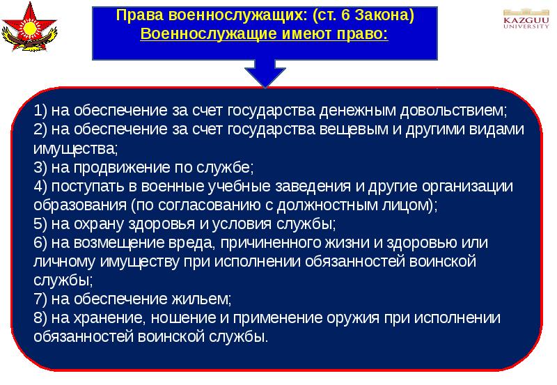 Социальная защита военнослужащих презентация