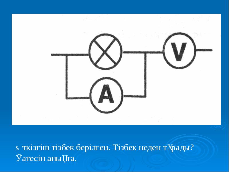 Өткізгіштерді тізбектей және параллель жалғау презентация