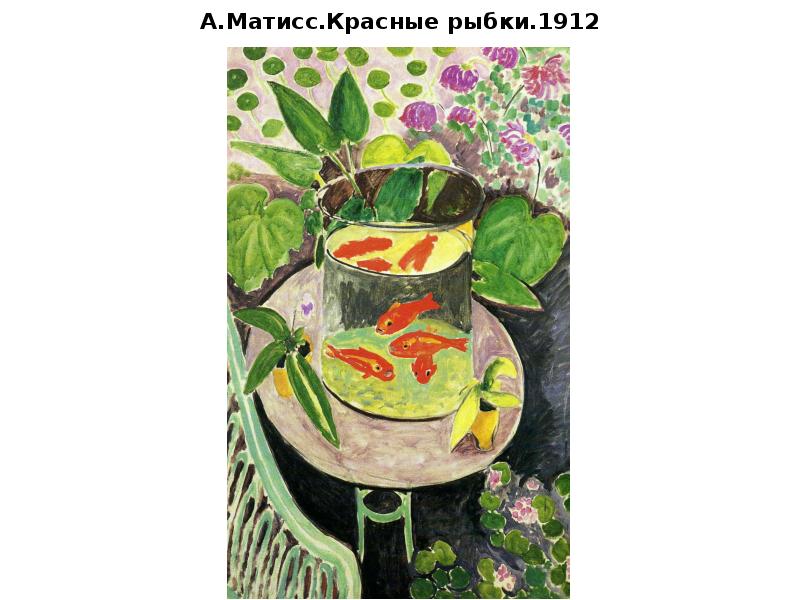 А.Матисс.Красные рыбки.1912 А.Матисс.Красные рыбки.1912