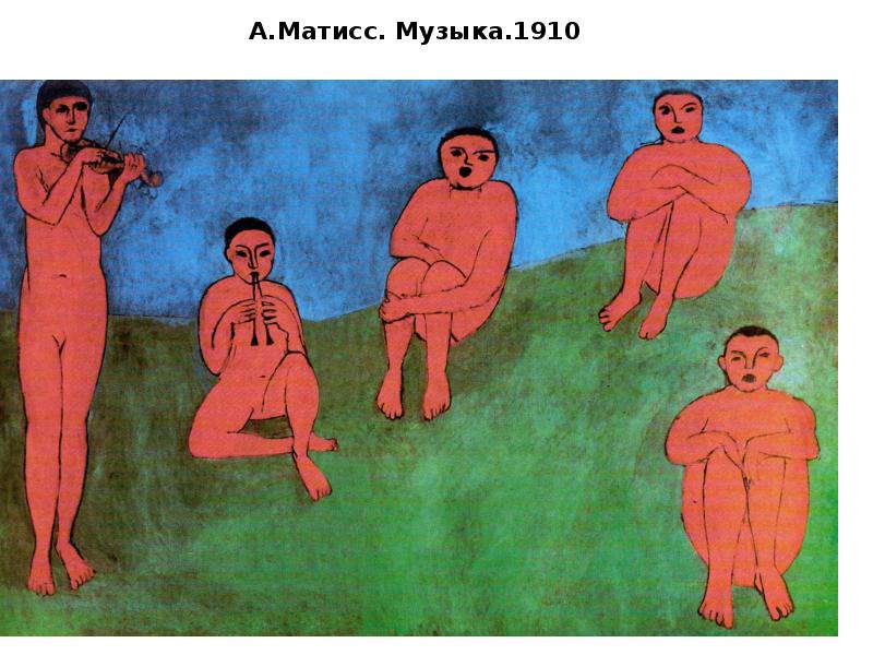 А.Матисс. Музыка.1910 А.Матисс. Музыка.1910