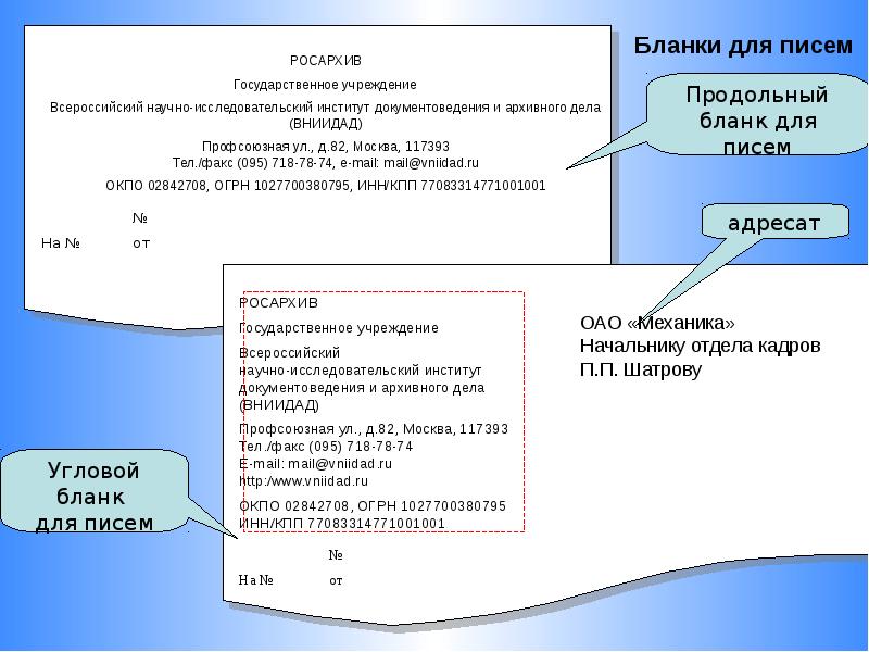 Требования к оформлению презентации проекта