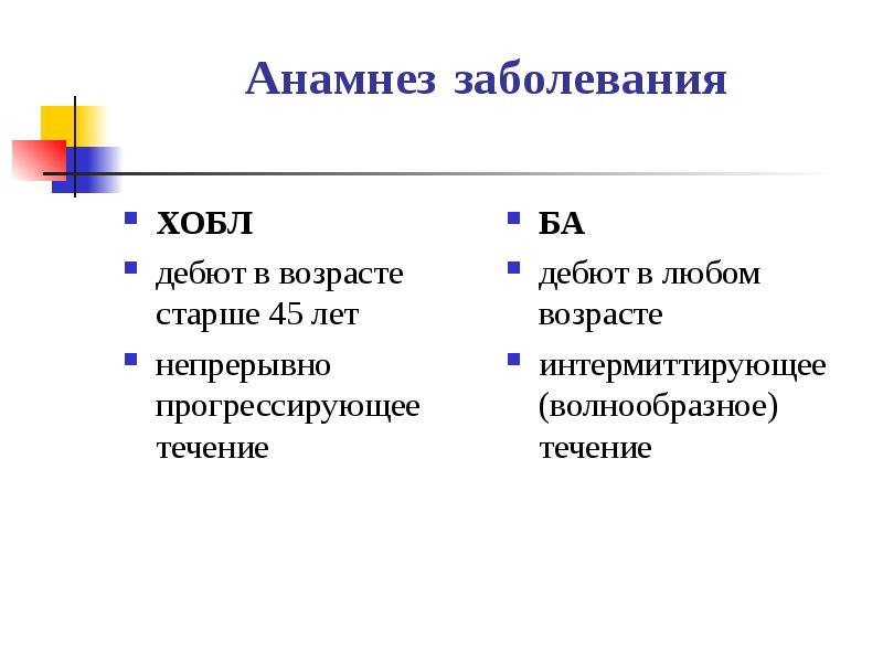 Анамнез по тарееву схема