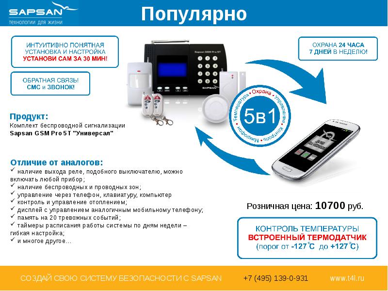 Управление отоплением телефону. Управление отоплением через телефон. Охранная сигнализация презентация. Комплект беспроводной системы презентации.