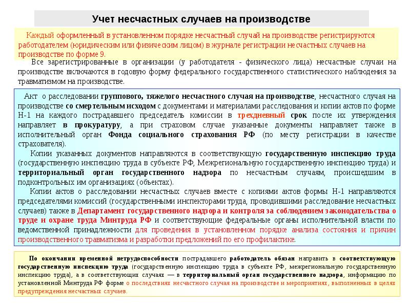 Образец положение о расследовании несчастных случаев на производстве