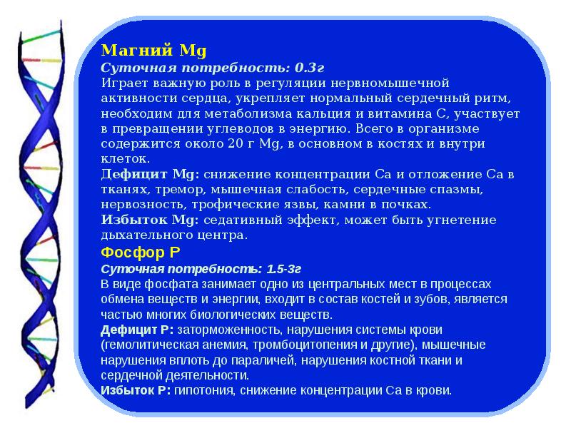 Магний суточная. Обменные процессы в организме кратко. Актуальность темы метаболизм.