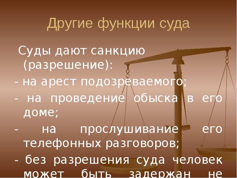 Судебные функции