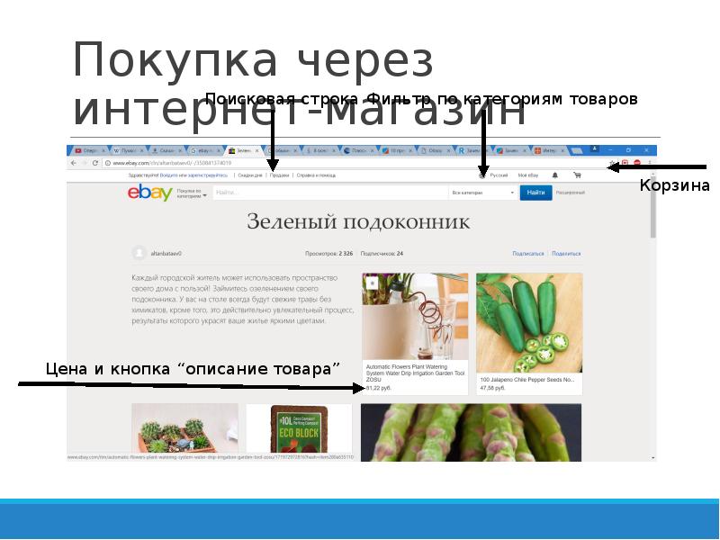 Покупки В Интернет Магазинах Презентация