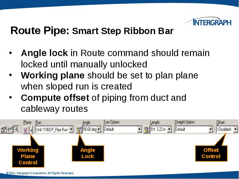 Route Pipe: Smart Step Ribbon Bar Route Pipe: Smart Step Ribbon Bar