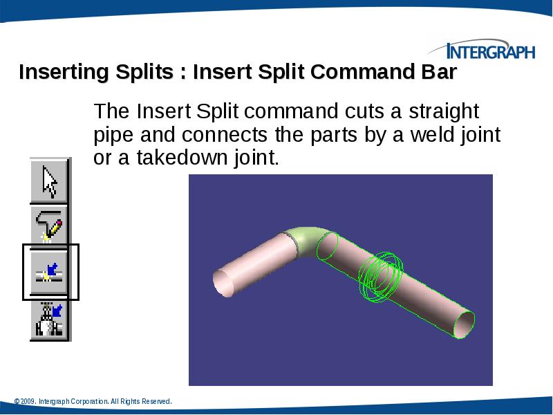 Inserting Splits : Insert Split Command Bar Inserting Splits : Insert Split Command Bar