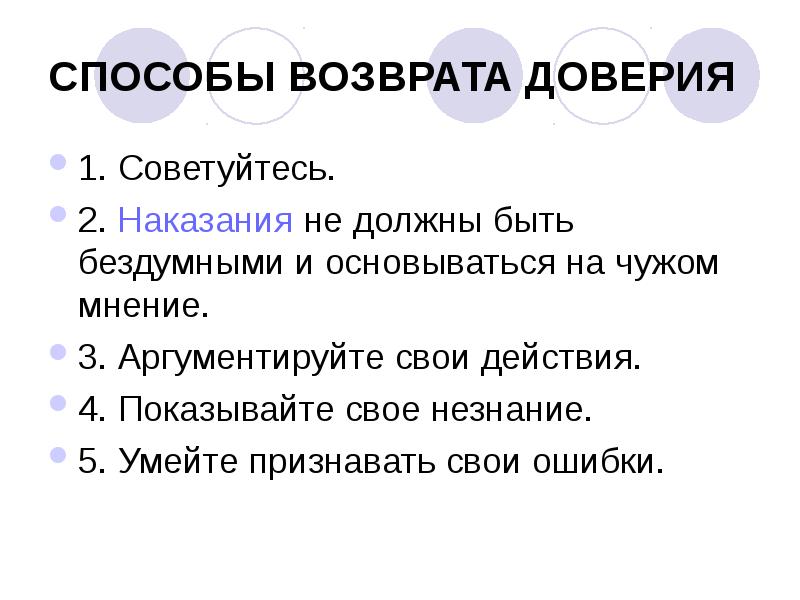 Презентация доверие и доверчивость 5 класс презентация