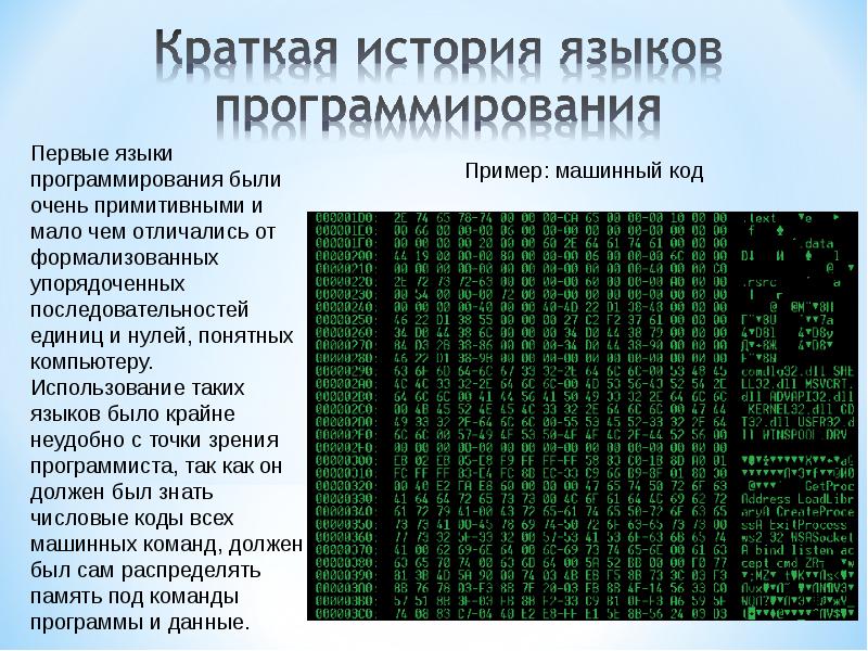 Языки программирования проект по информатике