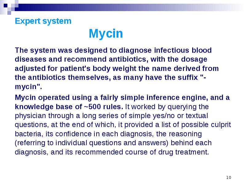 Expert system & Clinical Decision Support Systems