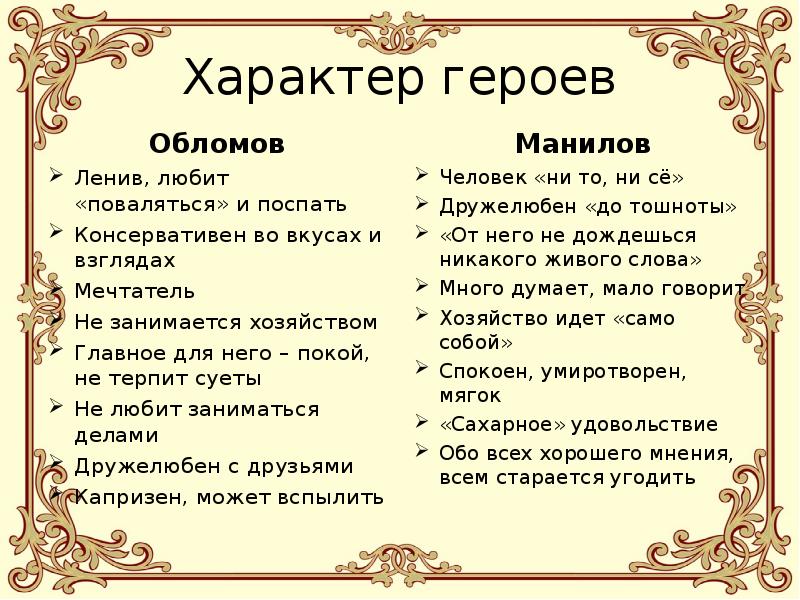 Укажите черты характера папы. Характеристика персонажей Обломов. Обломов характеристика героя. Образы главных героев Обломова. Характеристика главного героя Обломова.