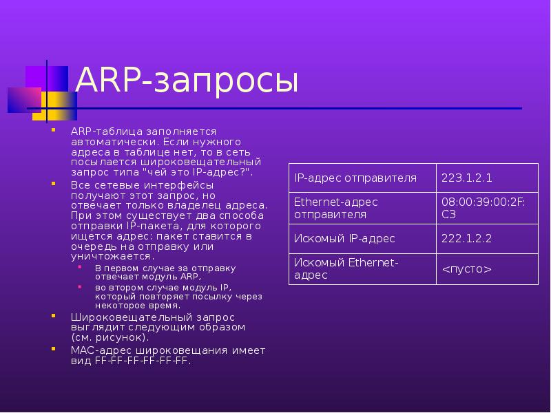 Arp icmp