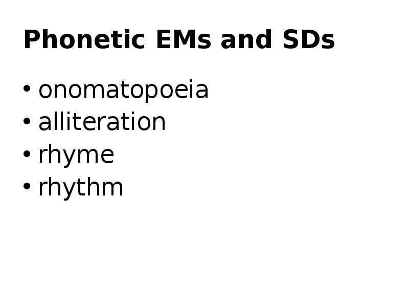 Дипломная работа: Expressive means and stylistic Devices