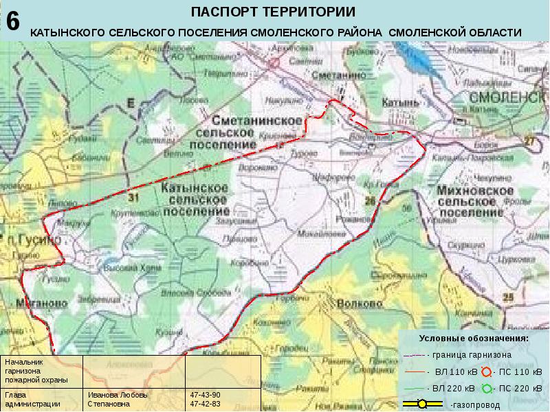 Генеральный план михновского сельского поселения смоленского района