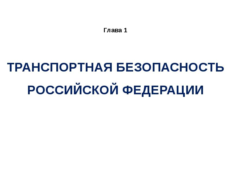 Презентация на тему транспортная безопасность