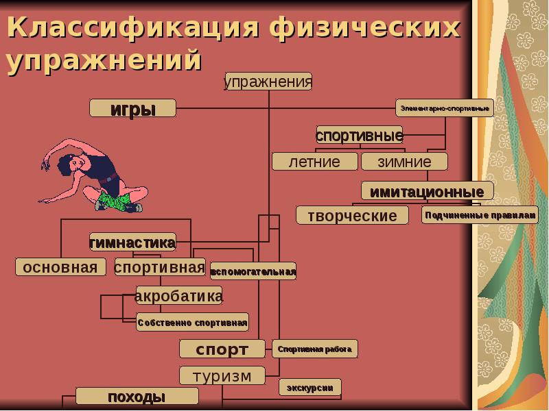 Классификацией физических. Классификация физических упражнений. Составьте схему классификации физических упражнений.. Физическая классификация спортивные упражнения. 5. Классификация физических упражнений.