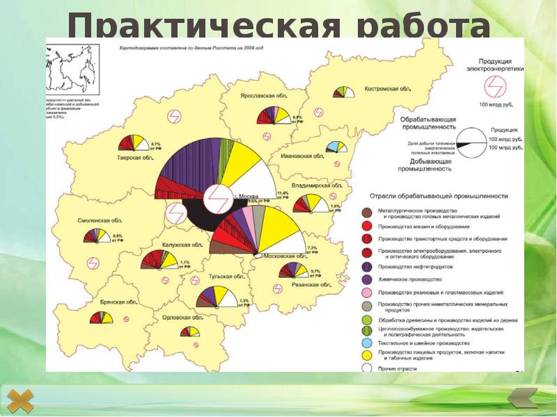 Карта промышленности тверской области