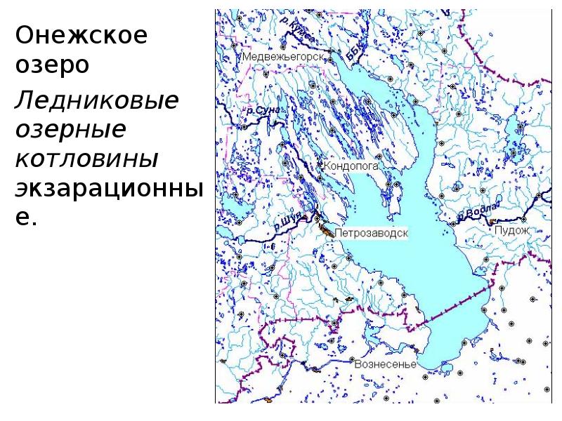 Карта ладоги и онеги