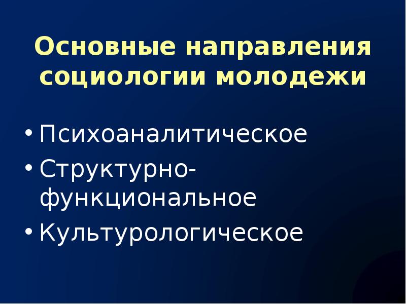 Социология молодежи презентация