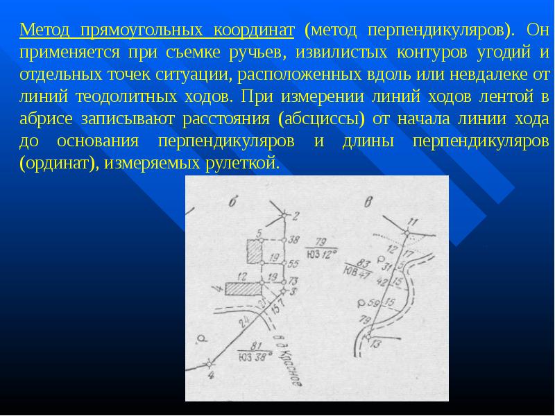 Определение площадей в геодезии