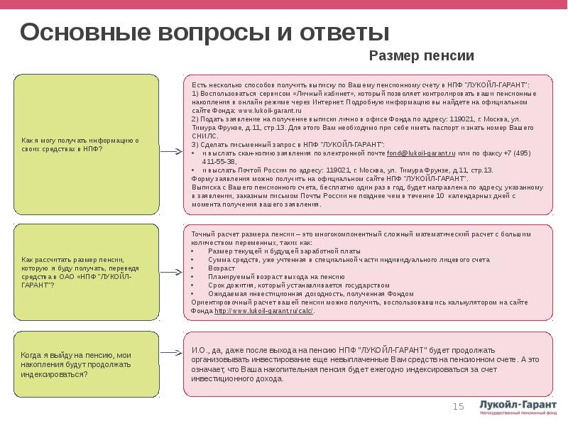 План счетов негосударственного пенсионного фонда