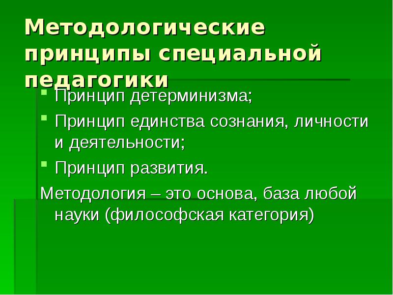 Принципы методологии. Принципы и методы специальной педагогики. Основные принципы специальной педагогики. Специфические принципы специальной педагогики. Специальные педагогические принципы.