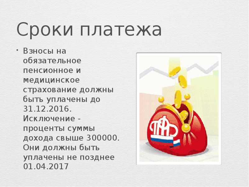 Период оплаты взносов